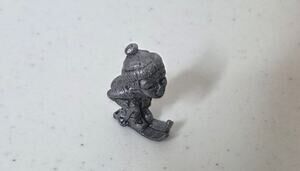 Vintage Pewter Man Boy Downhill Snow Skier 2" Figure